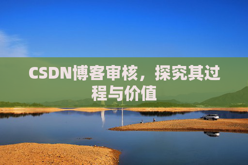 CSDN博客审核,探究其过程与价值